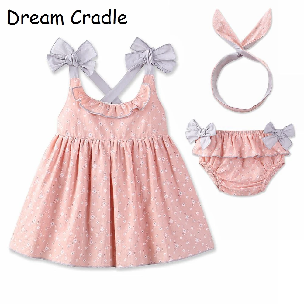Мечта Колыбель одежда для маленьких девочек испанская Одежда младенцев милый