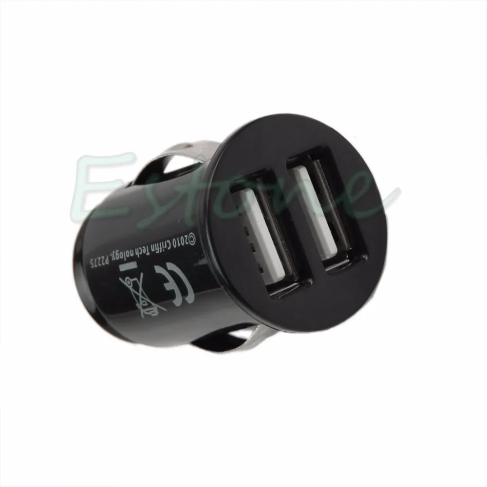 

1X Universal Car Adapters Charger Dual USB Power Port Adapter Cigarette Lighter Converter