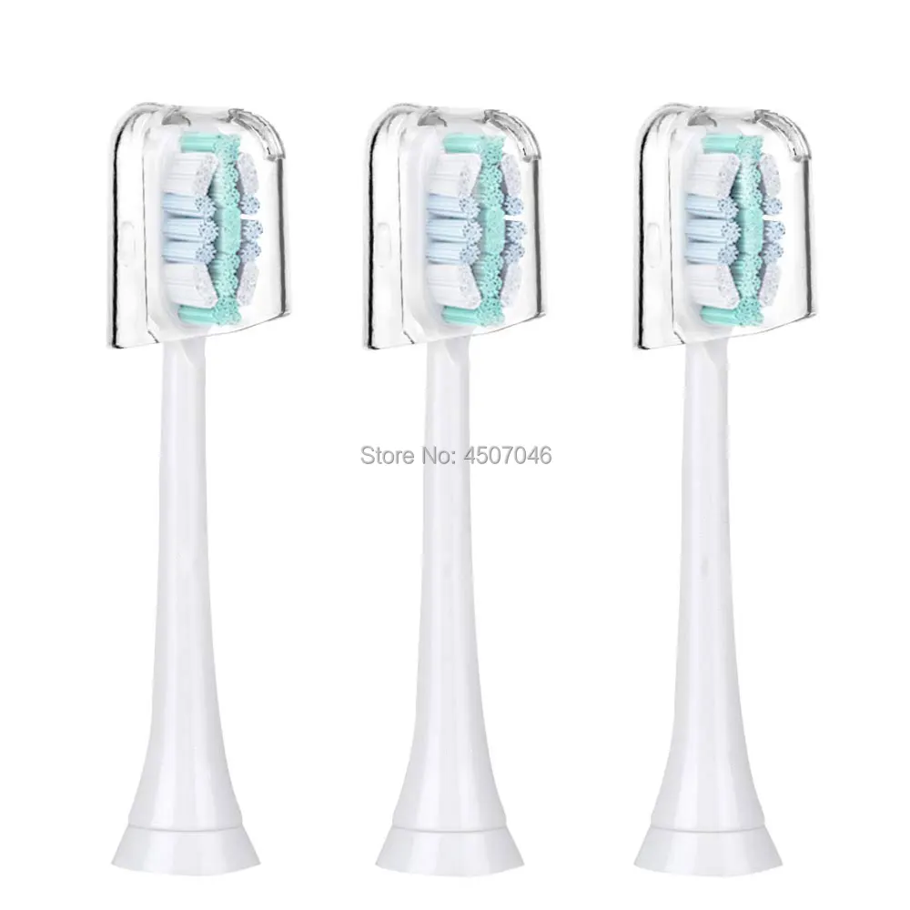 3 шт./лот сменные насадки для зубной щетки для Philips Sonicare DiamondClean HydroClean черные насадки для электрической зубной щетки