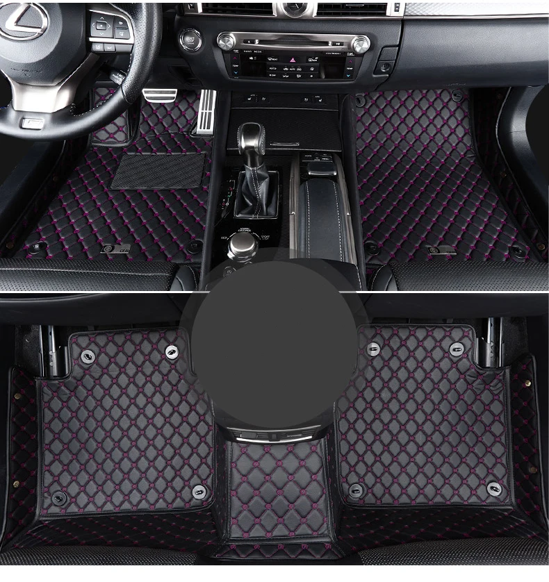 Lsrtw2017 аксессуары кожаные автомобильные коврики для lexus gs gs200 gs300 gs450h 2005- ковер