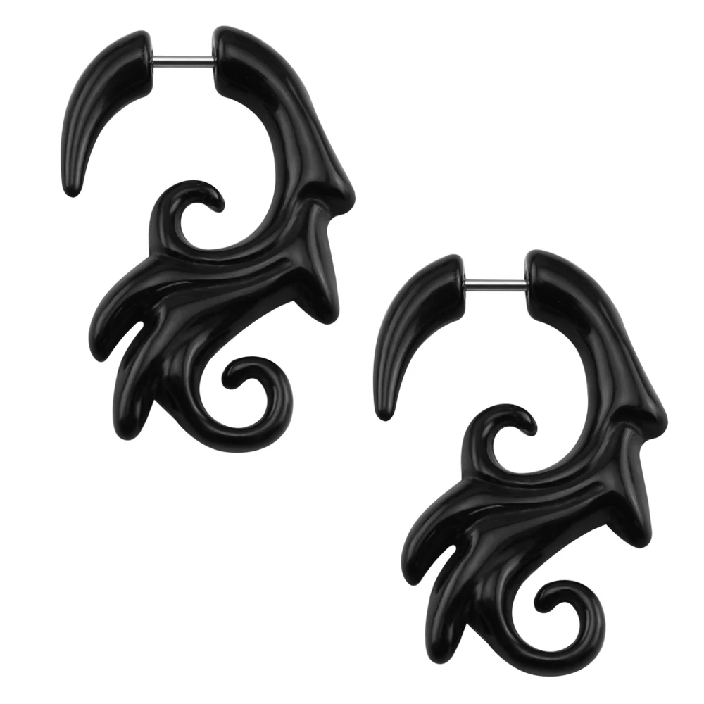 Акриловые Поддельные туннели Для Пирсинга Ушей 11 пар поддельные заглушки и набор