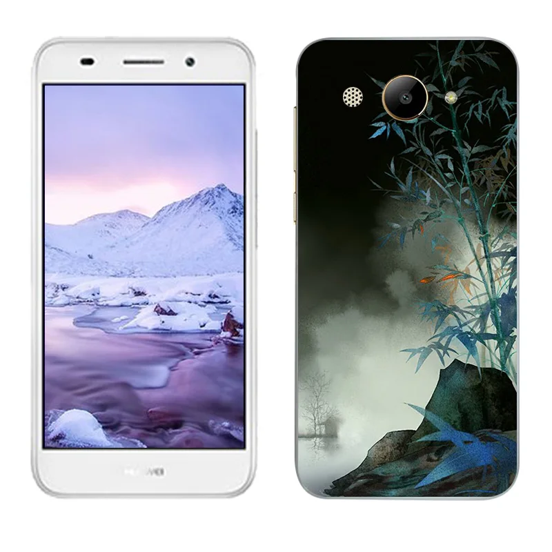 5 0 дюйма для Huawei Y3 2017 Чехлы аэрокосмические окрашенные Y5 Lite Мягкий силикон MT6737M CRO