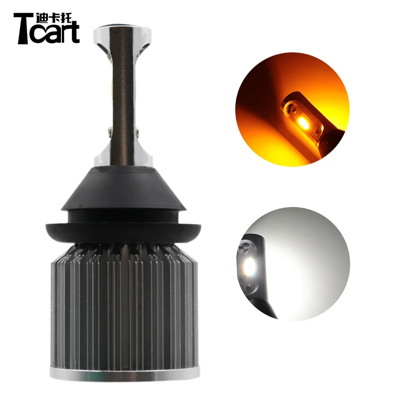Tcart 2 шт. P21W Авто COB лампы автомобисветодиодный Светодиодные белые DRL дневные