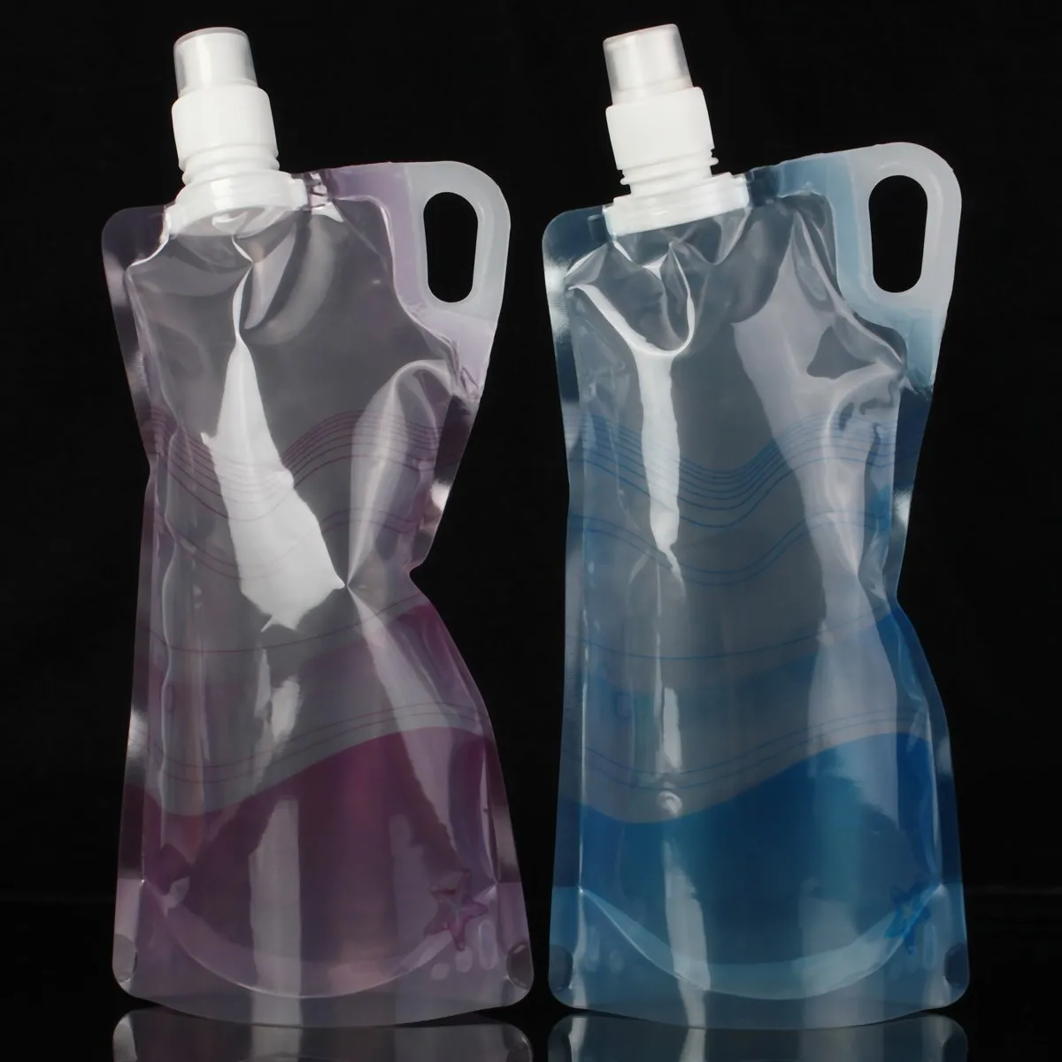 1Л складной стакан для воды бутылка питьевой мешок Открытый Пешие прогулки