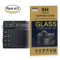 2x self adhesive 0 25mm glass lcd screen protector w top lcd film for fujifilm x h1 xh1 x h1 fuji digital camera