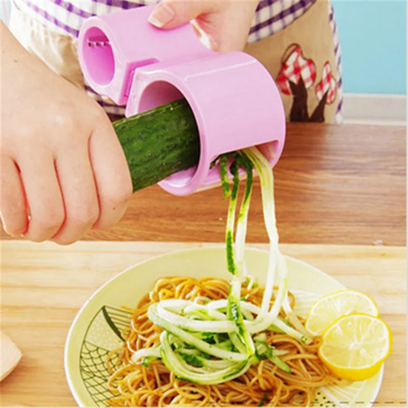 Fashion Vegetable Spiral Grater Process Shred Device Cutter Slicer Peeler Kitchen Cooking Tool Carrot Spiralizer Julienne | Дом и сад