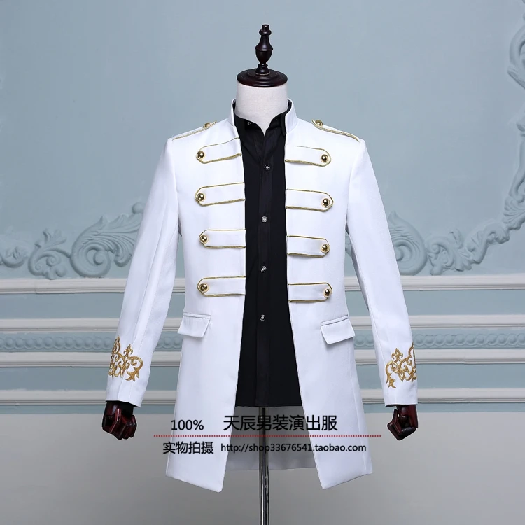 XXS-6XL 2018 мужская одежда BIGBANG GD модное тонкое свадебное платье средней длины для