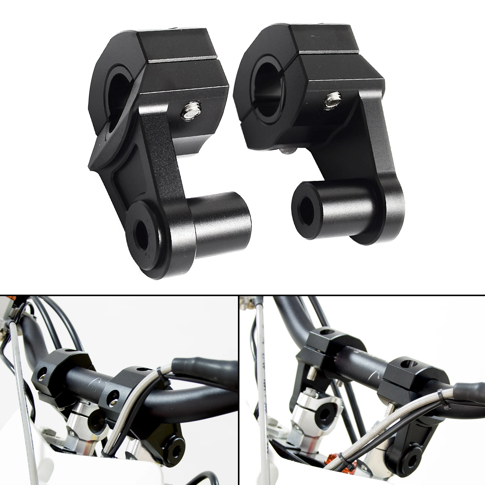 Крепление на руль 22 мм для Kawasaki Versys 650 1000 ER5 ER6F ER6N KLE500 KLR650 KLV1000 ZR7S ZRX 1100 1200R 1200S|Руль