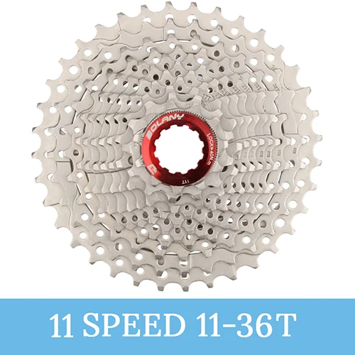 11Speed 11-36T Кассета для велосипеда 8S 9S 10S 11 speed 11-25 11-28 11-32 11-36T велосипед дорога MTB свободного хода Cogs Звездочка совместима 105 R8000 R7 - Цвет: 11Speed 11-36T