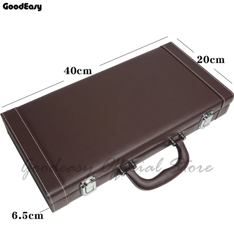 Size for 300pcs 200/300/500 ПУ коробка для хранения профессиональных Техас фишки для покера наборы кожаный чехол казино игровой аксессуар Чехол Контейнер - Цвет: Size for 300pcs