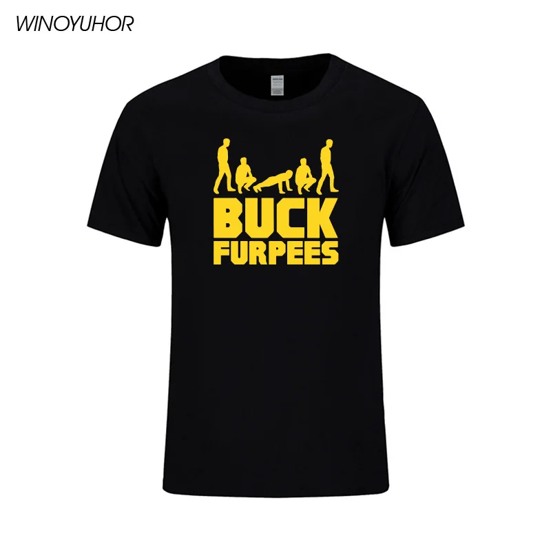 Buck Furpees Burpees печатная Футболка для мужчин 2021 новые летние модные 100% хлопок T