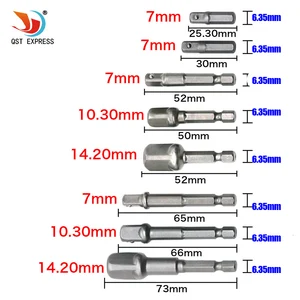 8 размеров, фрезы из хромованадиевой стали с шестигранным хвостовиком до 14 дюйма, 38 дюйма, 12 дюйма