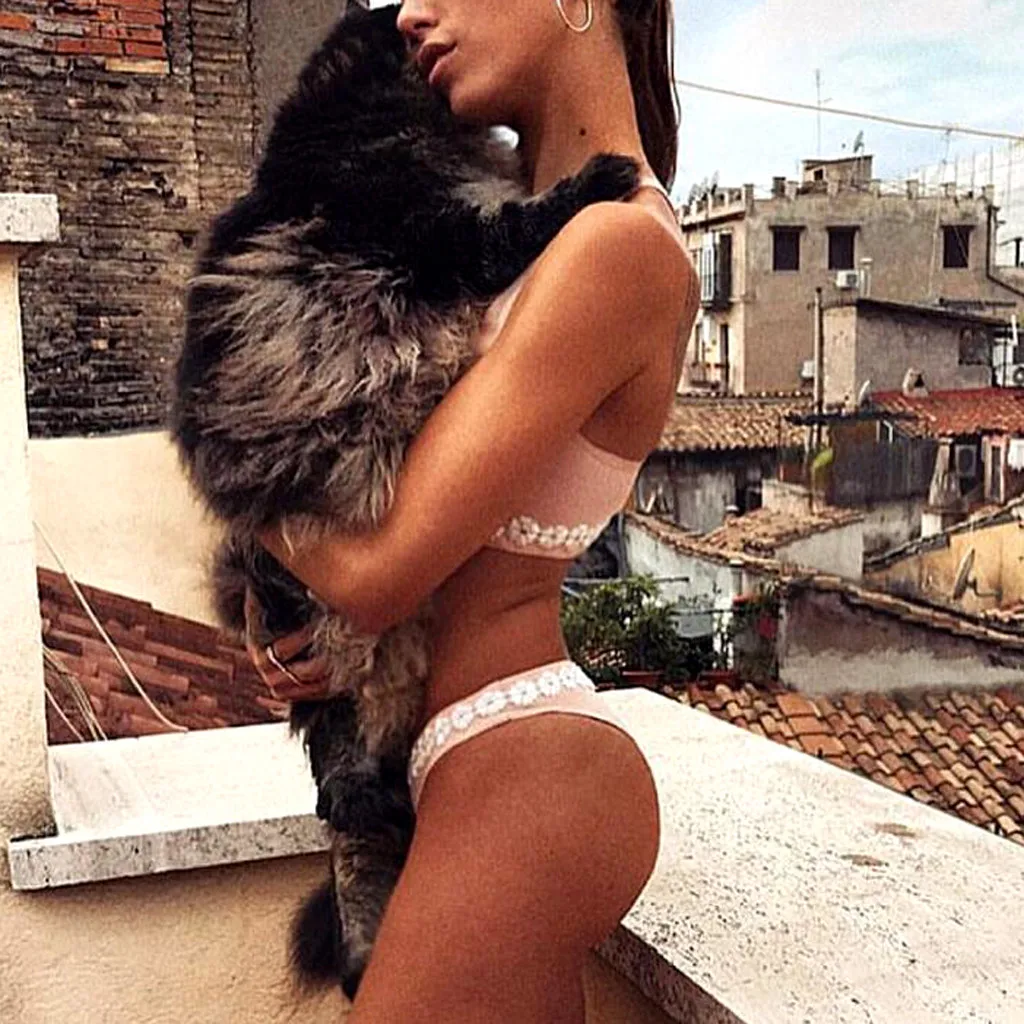 CHAMSGEND 2019 сексуальный женский купальник кружевной бикини с подкладкой
