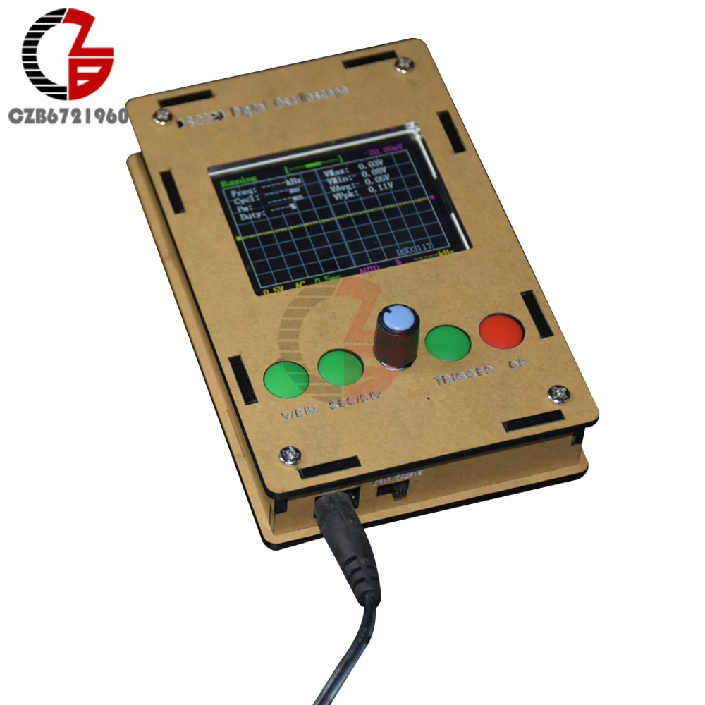 Цифровой осциллограф в сборе DSO311 STM32 12 бит чехол коробка 2 4 &quotTFT ЖК дисплей