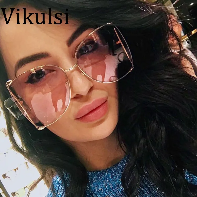 2018 Роскошные Брендовые женские солнцезащитные очки кошачий глаз с жемчужными