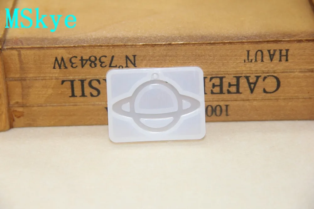 Mskye Diy кристальная резинка силиконовая форма Сатурн планета капля камедь