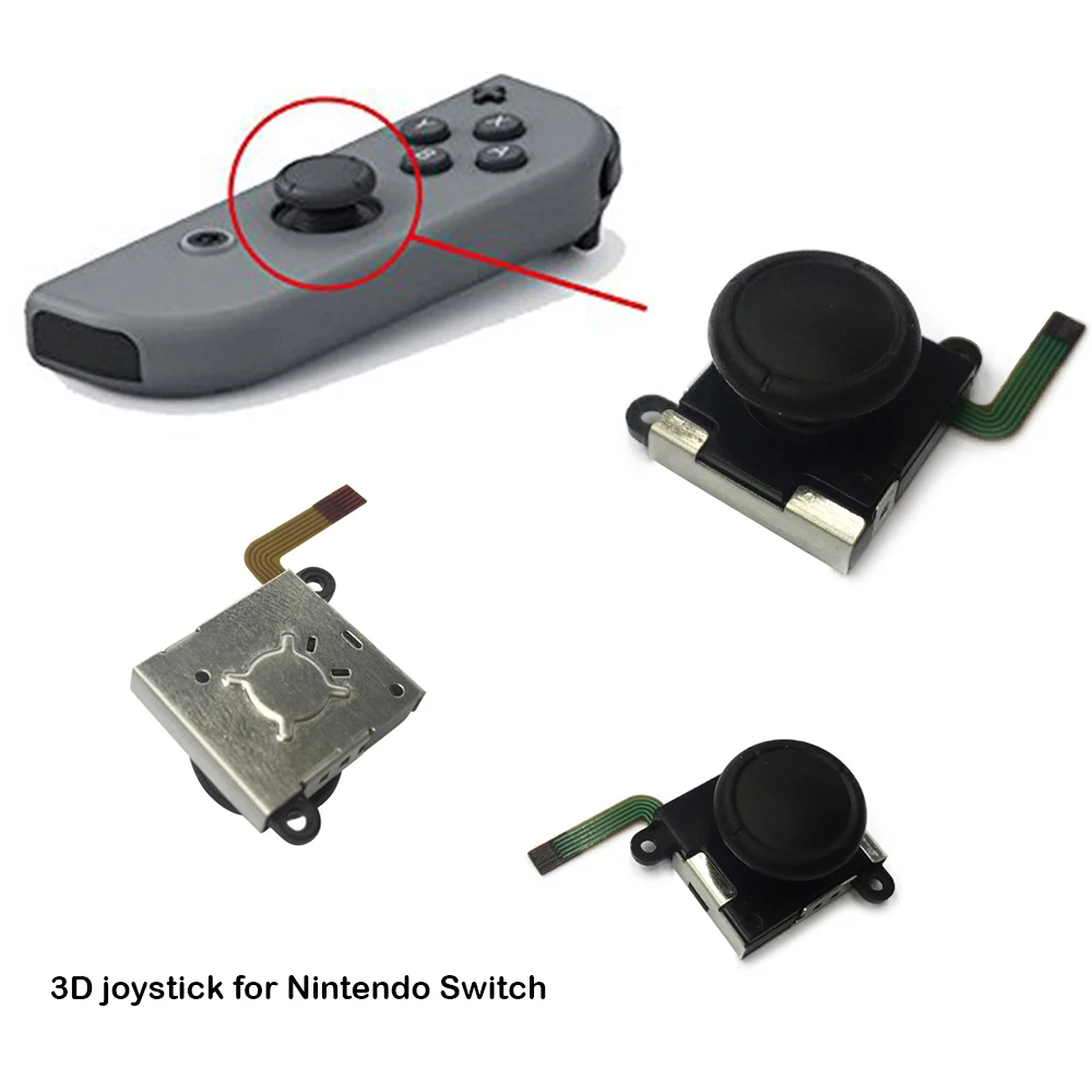 4 шт. 3D L R аналоговый джойстик Rocker Stick для nintendo Switch контроллер Joycon аксессуары