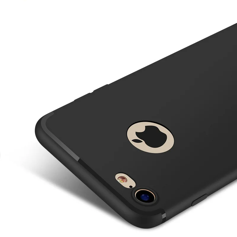 Чехол для Apple iPhone 7 Plus тонкий силиконовый мягкий чехол из ТПУ с заглушкой от пыли 5S