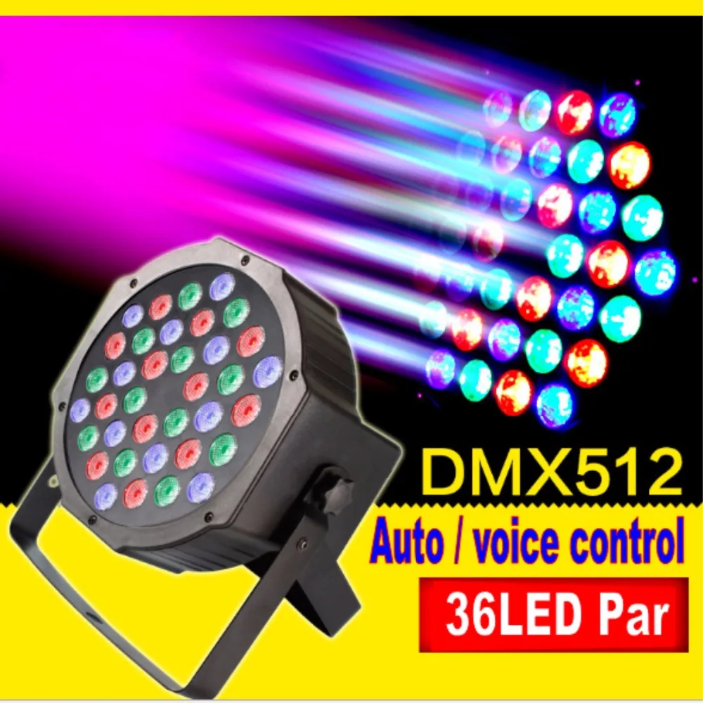 Tinhofire 36 Вт светодиодов сценическое освещение высокая мощность RGB светильник x512