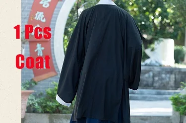 Coat Hanfu костюм династии Тан с длинными рукавами китайский стиль костюмы традиционный старинный костюм для выступлений вышивка наряды мужской DN3510 - Цвет: Coat