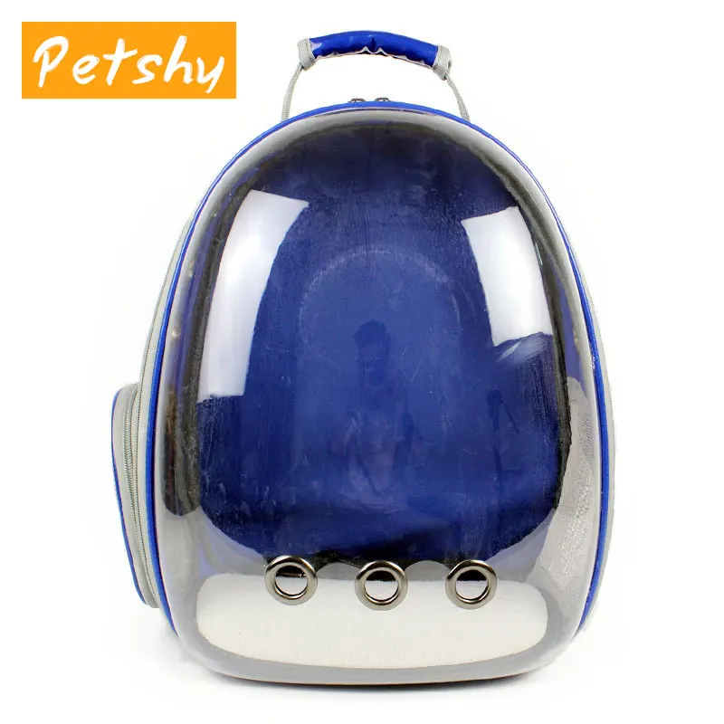 LUXURY Petshy щенок Кошка Перевозчик Рюкзак дышащий прозрачный открытый путешествия Туризм Альпинизм маленькие собаки переноска клетка сумка - Цвет: LUXURY