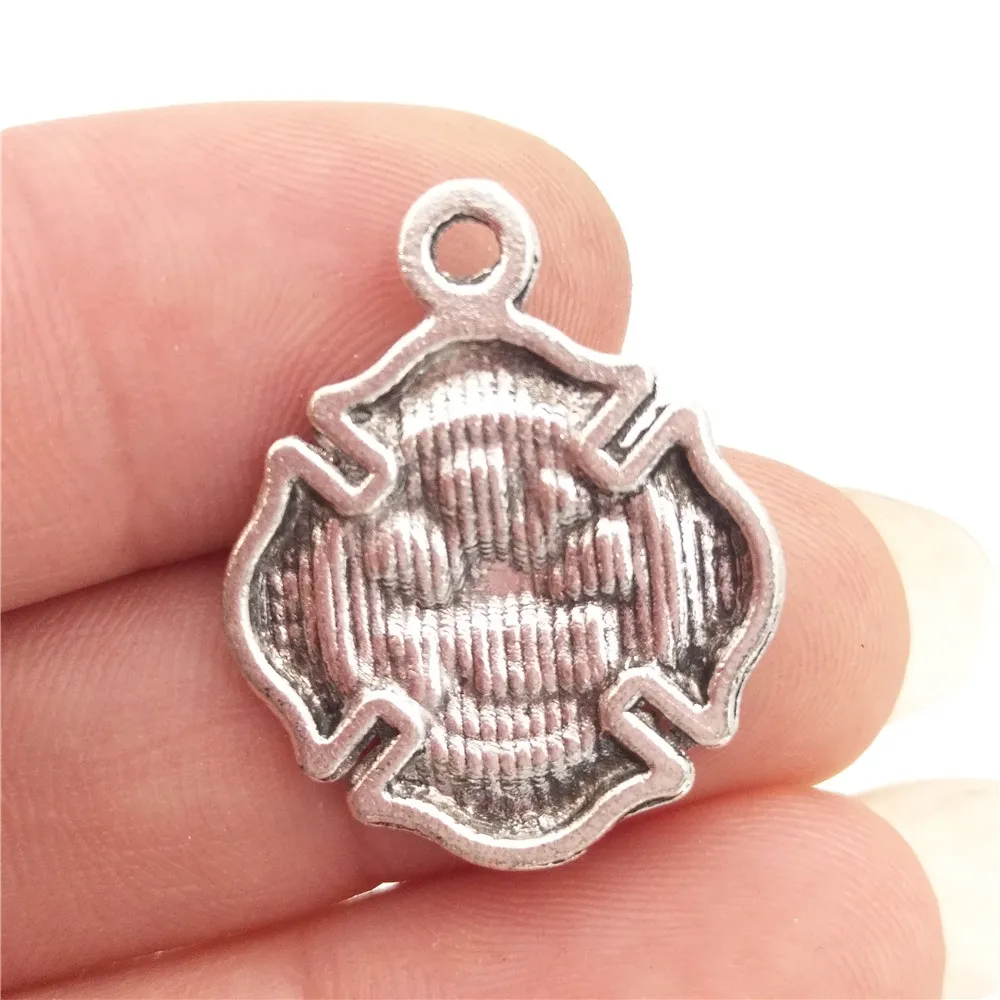 Оптом 30 штук в лоте без никеля сплав Пожарный знак пожарный амулеты античный