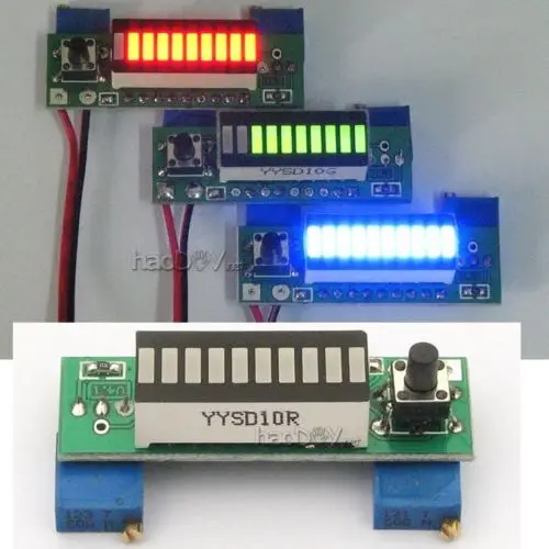 LM3914 10 сегмент 5 В 12 Батарея Ёмкость Мощность уровень светодиодный индикатор