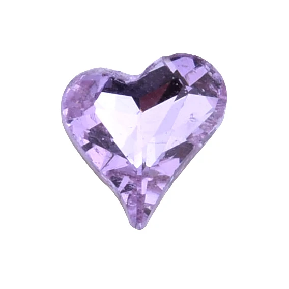 Violet 5 шт блестки ногтей сердце горный хрусталь 3d ногтей искусство DIY телефон Скрапбукинг свадебные декоративные новые украшения для ногтей YHA121 - Цвет: Violet