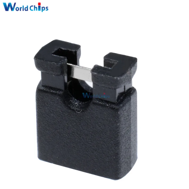 100 шт. Короткая перемычка заглушки и корпуса для проводов шунт 2 54 мм |