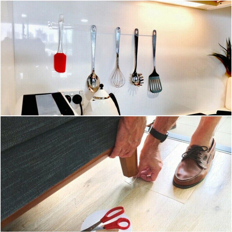 Двухсторонняя многофункциональная нано лента бытовые настенные клей прозрачные