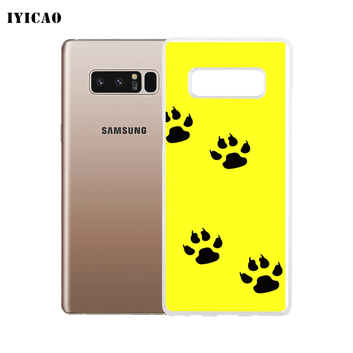 Мягкий силиконовый чехол IYICAO для Samsung A5 A6 Plus A7 A8 A9 J3 J5 J7 Note 8 9 TPU | Мобильные телефоны