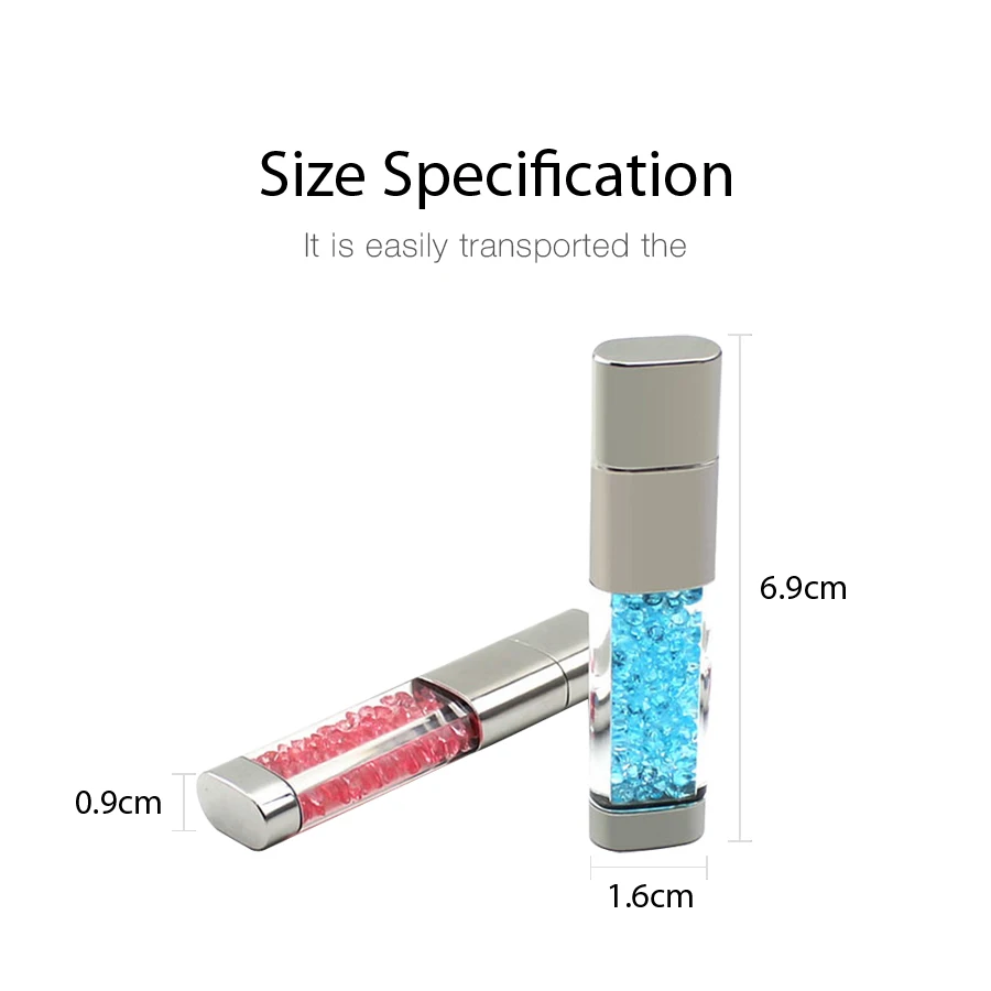 2017 Crystal USB Flash Drive 8GB 16GB 32GB fashion diamond pen drive 64GB Waterproof usb stick 2.0 flash disk for gift | Компьютеры и