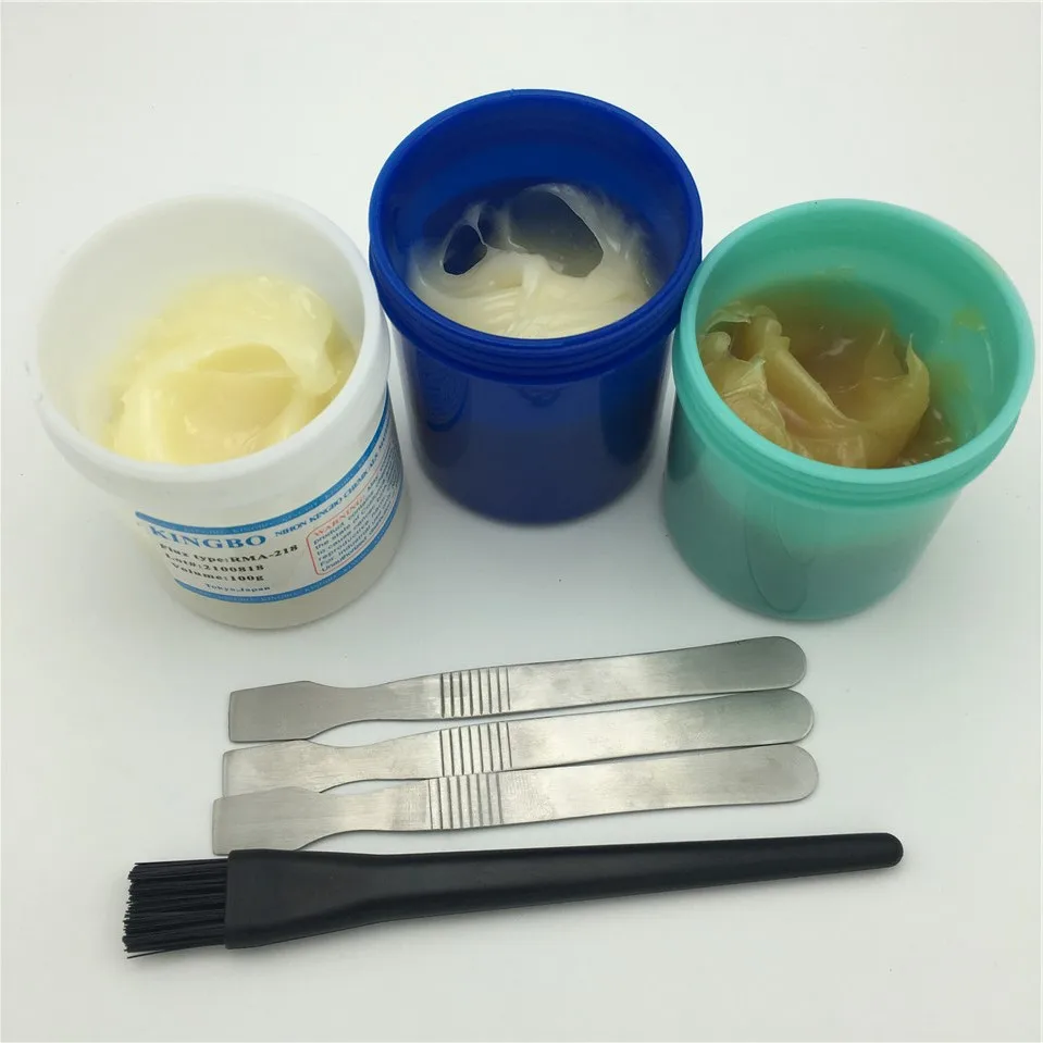 Пастообразный флюс без свинца для пайки SMT BGA пайка ремонт очистки + щетка |