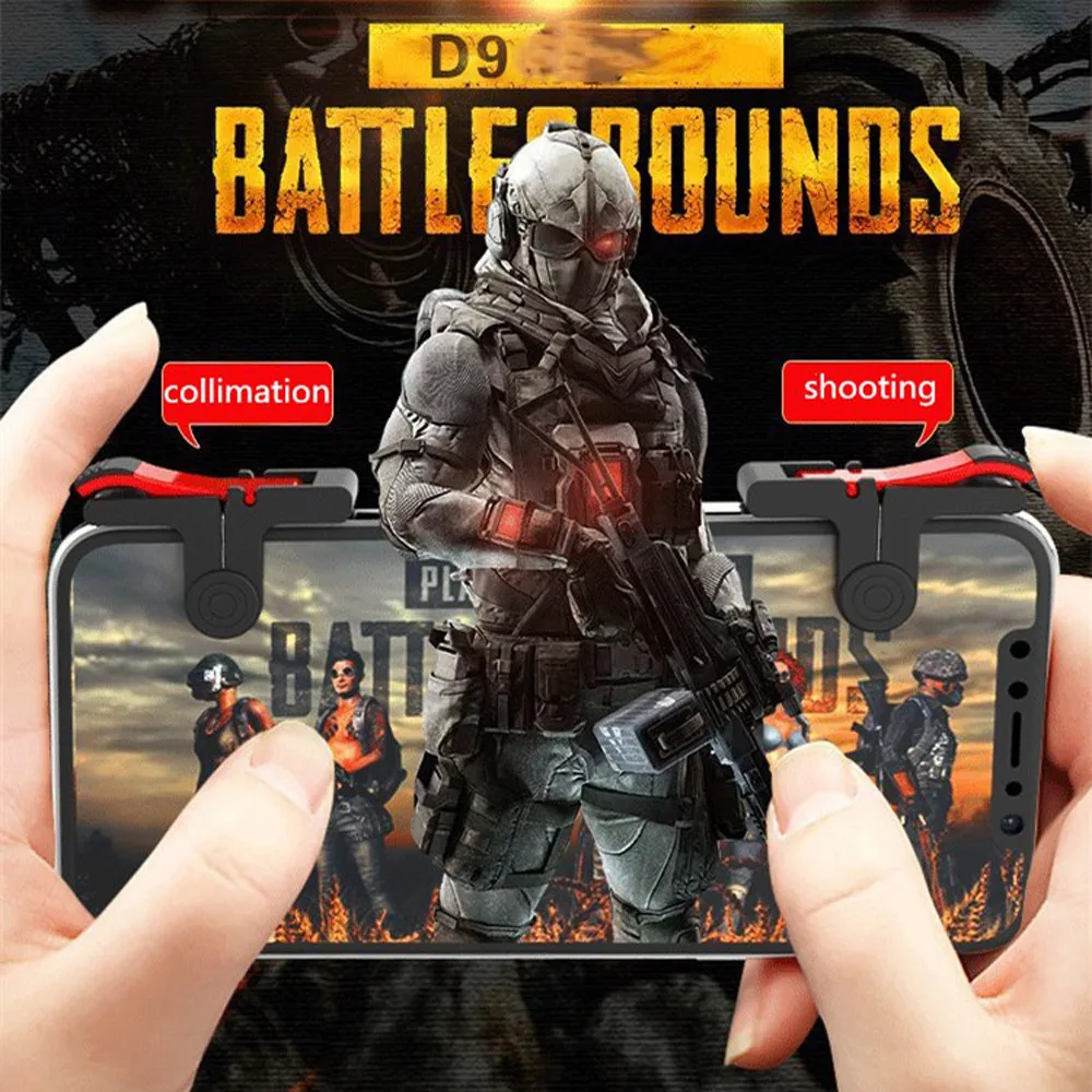 Игровой триггер для мобильных телефонов PUBG кнопка огня с ручкой игровой L1R1 шутер