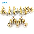Коаксиальный коаксиальный разъем SMA (штекер)UHF (гнездо) RF SO239 PL259, разъем-адаптер для автомобильной радиоантенны Yaesu, рация, 50 шт.