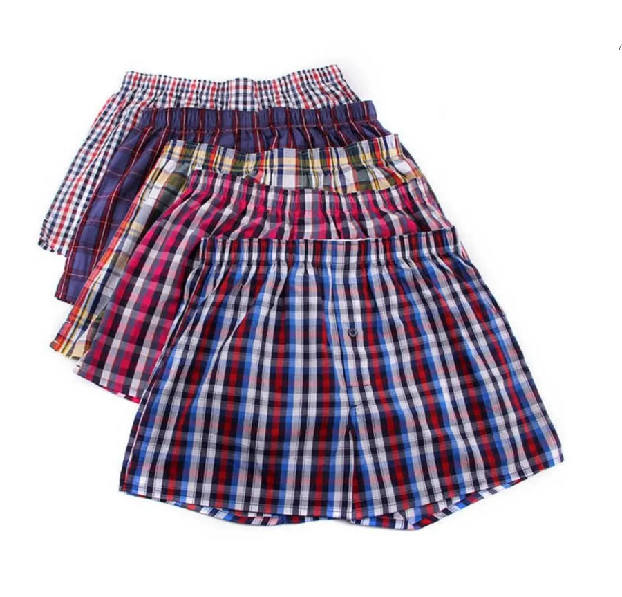 Трусы-боксеры мужские хлопковые 35 цветов 4 шт./лот | Мужская одежда