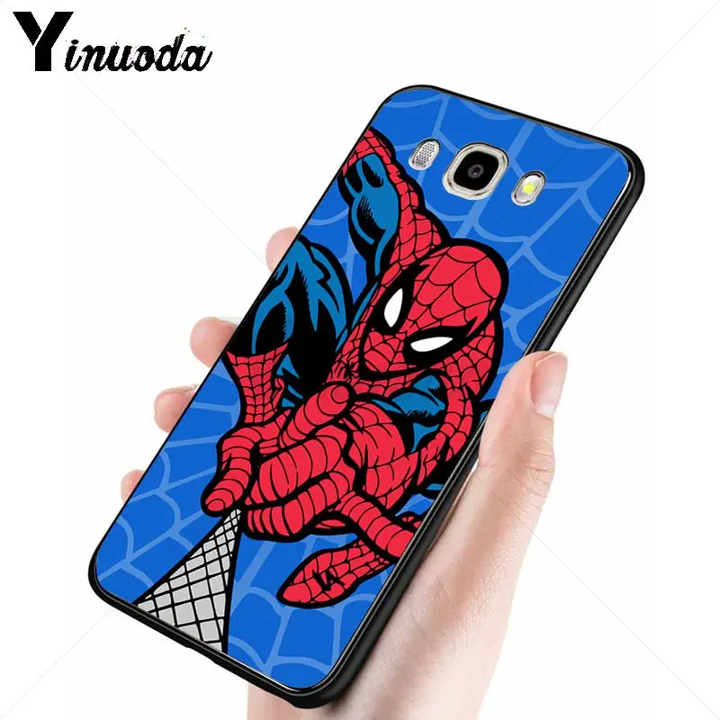 Yinuoda Marvel Мстители Герои мягкий силиконовый черный чехол для телефона Samsung Galaxy j6plus