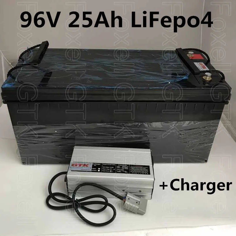 Литиевая батарея Lifepo4 96V 25Ah для трицикла тележки гольфа электрического скутера