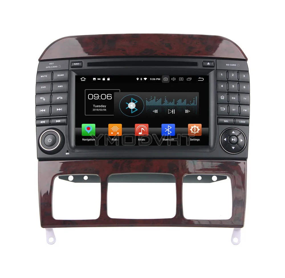 YMODVHT 7 дюймов Android 8 0 Восьмиядерный PX5 4 ГБ Автомобильный dvd плеер Радио Стерео GPS для