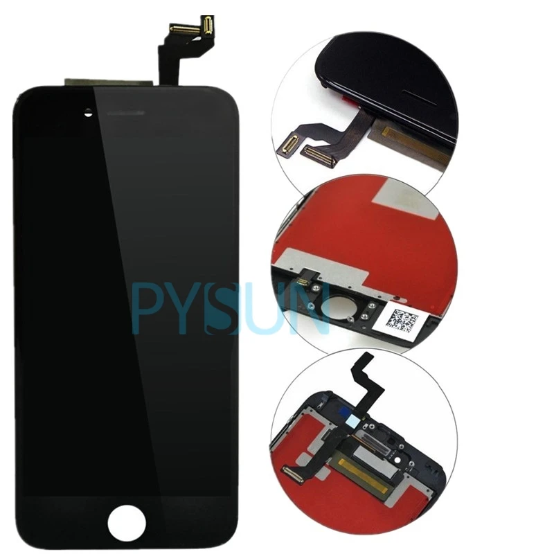 A+++ 100% Tested Repair Parts Pantalla For iPhone 6s LCD Touch screen Digitizer Display Connector Assembly Replacement 5pcs/lot | Мобильные