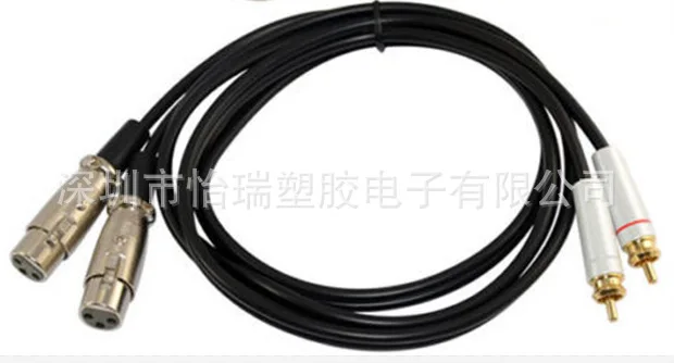 RCA к XLR балансный аудио кабель лотоса на карту сигнала линии лотос в ханом 3