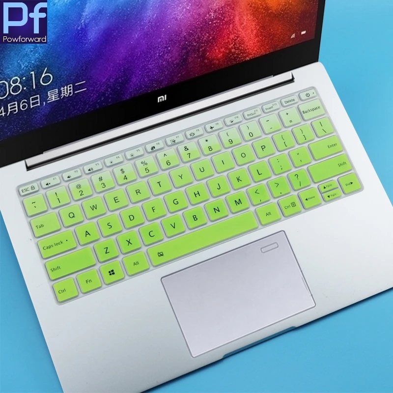 Для Xiaomi mi Air 13,3 дюймов mi book Air 13 mi notebook 13 силиконовый чехол с клавиатурой для ноутбука защитная пленка 13