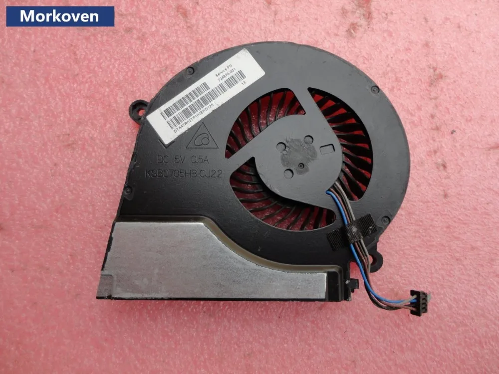 DFS501105PR0T FC9U охлаждающий вентилятор для процессора HP Pavillion 14 15 17 724870 001 725684 FB90B05H