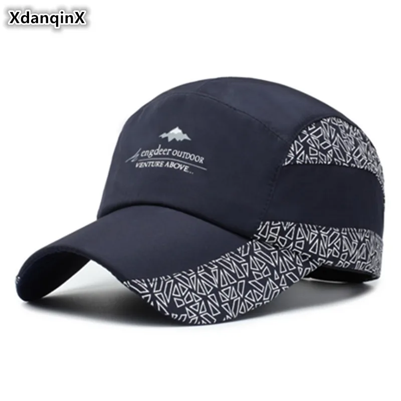 

XdanqinX Adjustable Size Men's Breathable Baseball Caps Snapback Cap Summer NEW Fashion Women's Ponytail Sports Cap Couple Hat