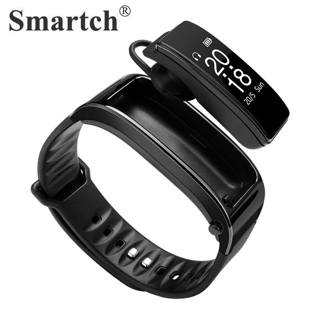 SMARTCH Y3 умный Браслет Bluetooth Обсуждение-Band руки Звонок бесплатный шагомер пульса