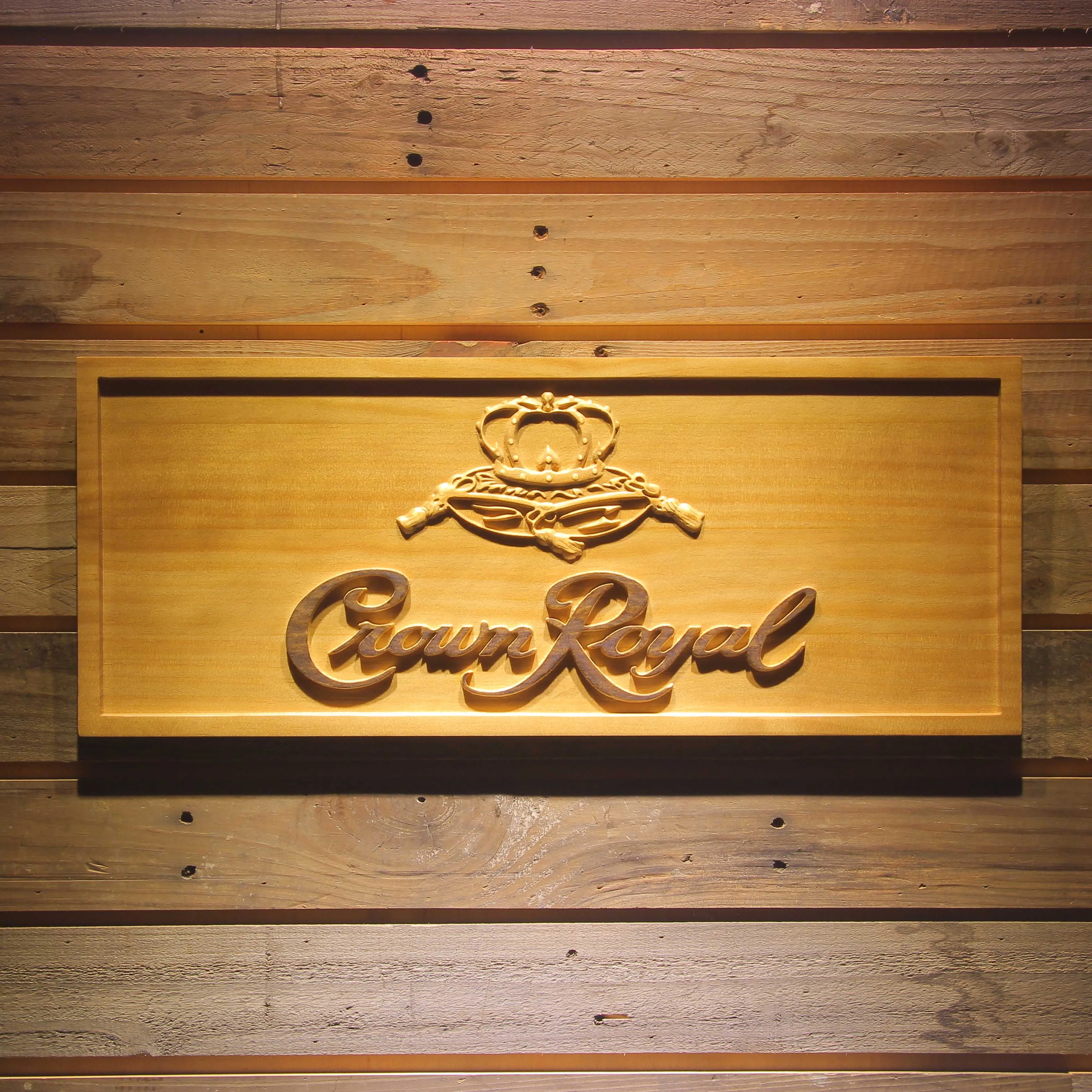 Деревянные 3d-знаки Crown Royal Beer (art.: 7a5bd2326) - 7a5bd2326