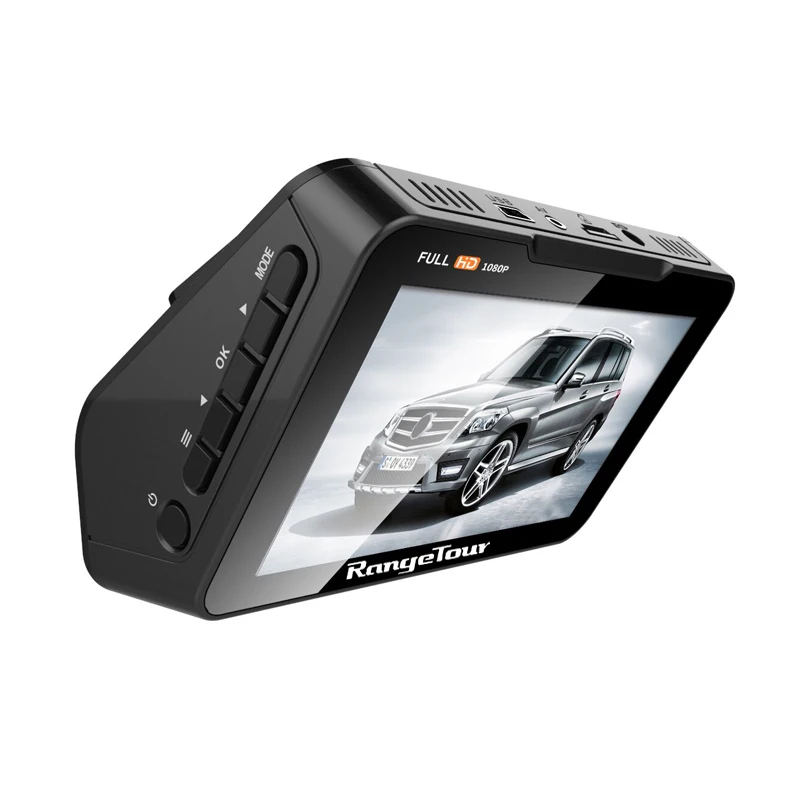 Диапазон Тур B90s плюс Автомобильная камера DVR двойной объектив приборной панели Full HD 1080 P 170 градусов 4," ЖК-камера+ камера заднего вида видеорегистратор