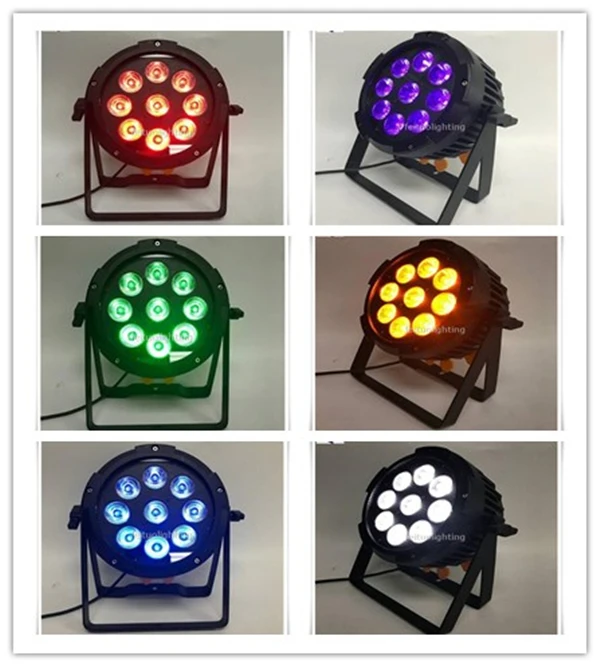 4/лот аккумулятор высокой мощности 9x18 Вт rgbwa uv 6 В1 wifi водонепроницаемый led par 64