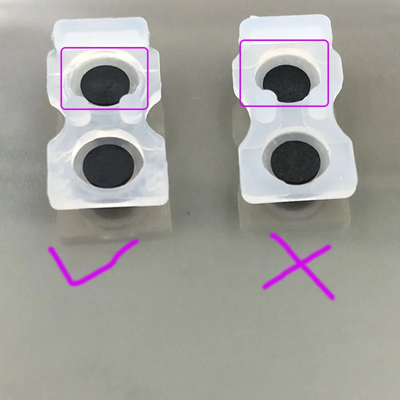 1 пара = 2 шт. JDS001 010 L2 R2 L1 R1 силиконовый Кондуктивный резиновый кнопки силиконовые