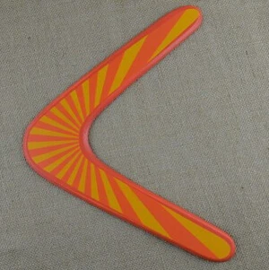 

Hotsale High intensity aviation wood Boomerang V dart Outdoor wooden sports equipment fun fly toy Kids Toys Best Gifts